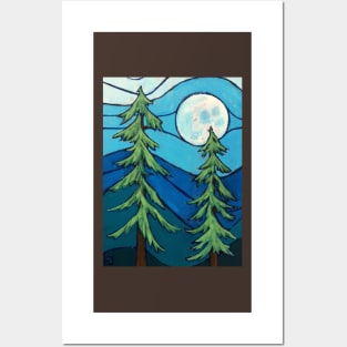 Evergreen Moon Posters and Art